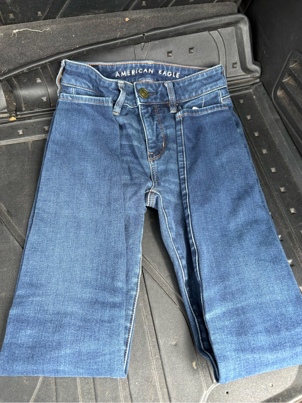 American Eagle Outfitters Women's Medium Blue Stretch Jeggings